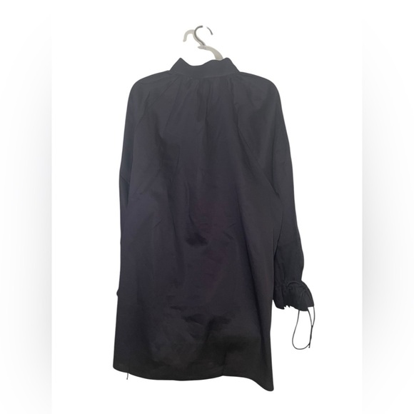 Harshman New NWT Black 100% Cotton Bianca Blouse Plus 3X - Picture 4 of 8